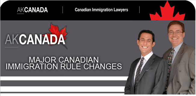 Major Canadian Immigration Rule Changes