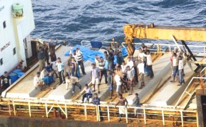 Ship carrying Tamil migrants 