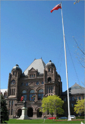 The Ontario Legislature Building at Queen's Park